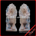 Roaring Strong Hand Carved Stone Lion Statues For Sale YL-D138
